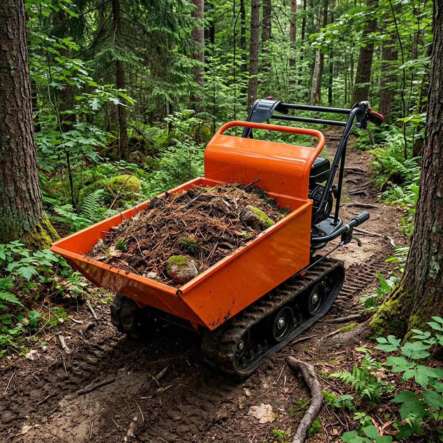 660 lb Loading Capacity Track Barrow