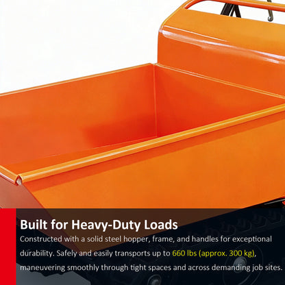 660 lb Loading Capacity Track Barrow