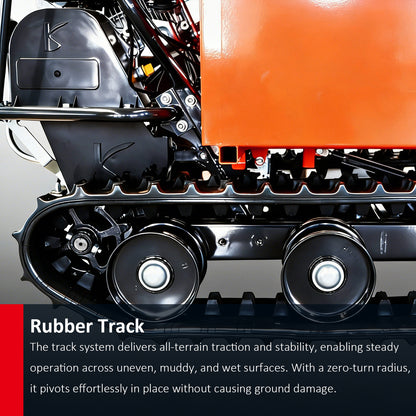 660 lb Loading Capacity Track Barrow