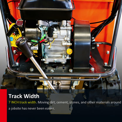 660 lb Loading Capacity Track Barrow
