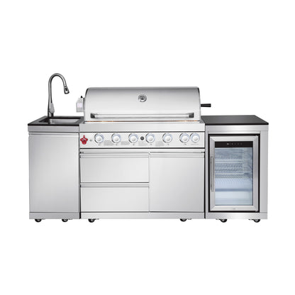 6 Burner 83500 BTU Propane Gas BBQ Grill