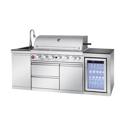 6 Burner 83500 BTU Propane Gas BBQ Grill