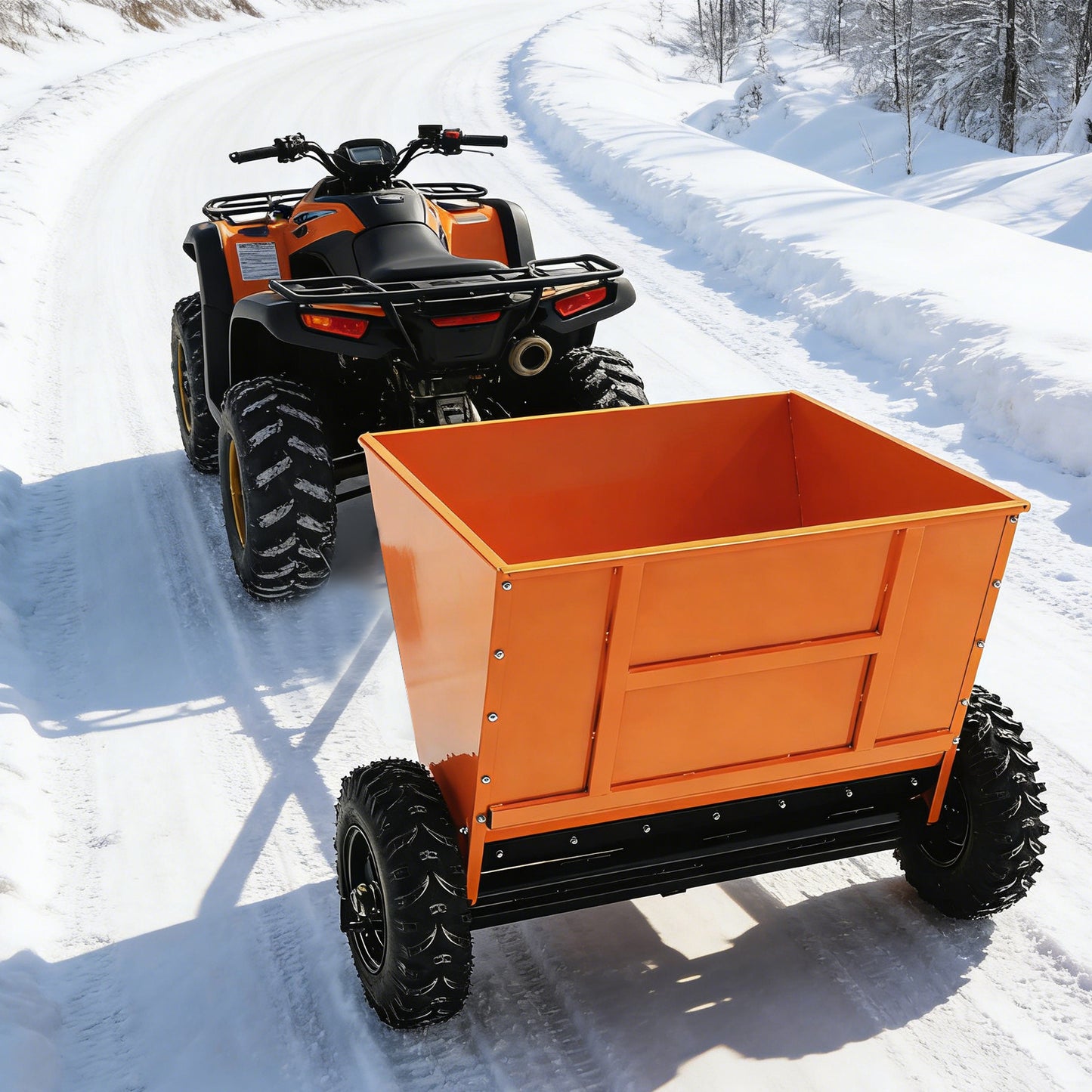 71 Gal Towable Sand spreader