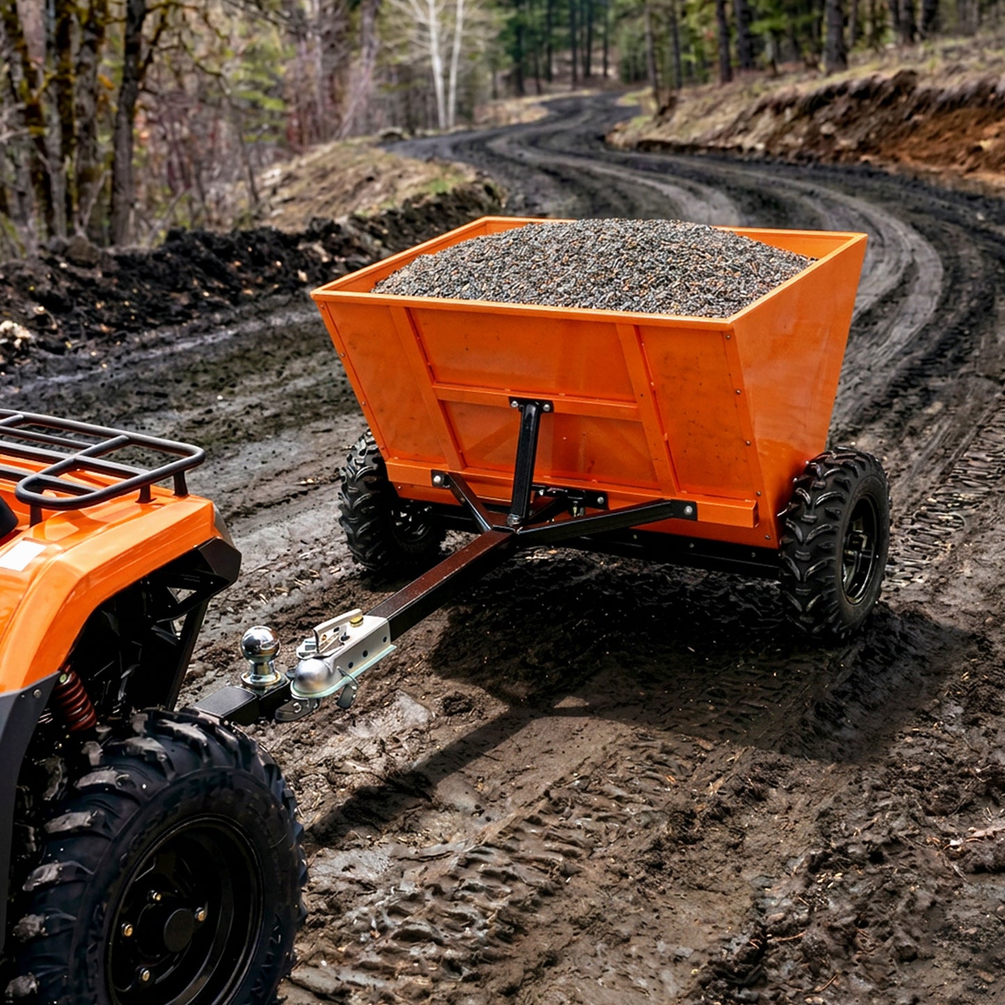 71 Gal Towable Sand spreader