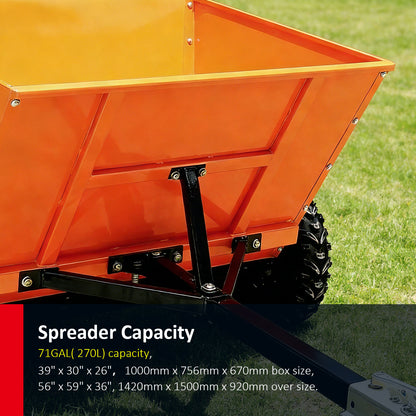 71 Gal Towable Sand spreader