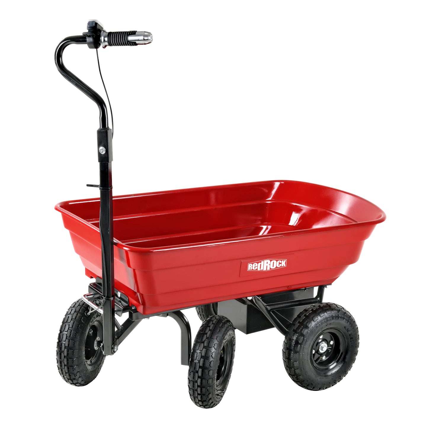 75L 24V 180W Wheelbarrow 4-Wheeled Electric Garden Cart