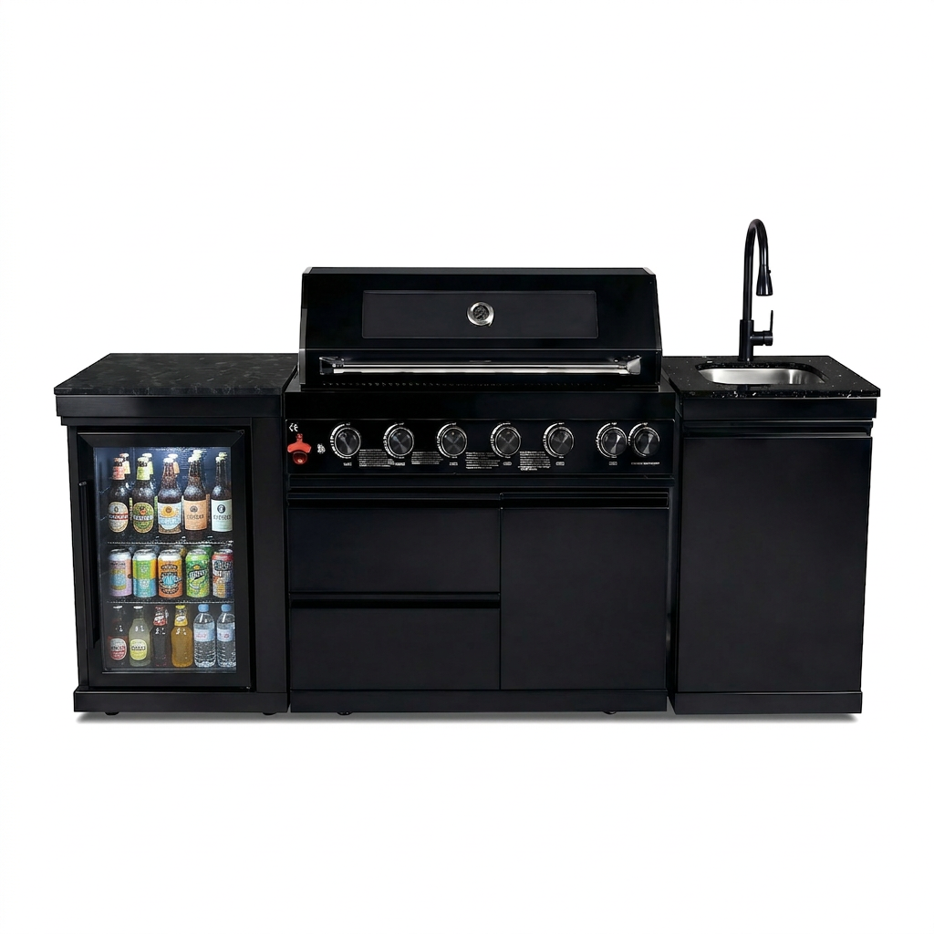 82" Deluxe Stainless Steel Gas Grill