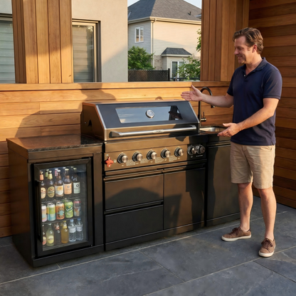 82" Deluxe Stainless Steel Gas Grill