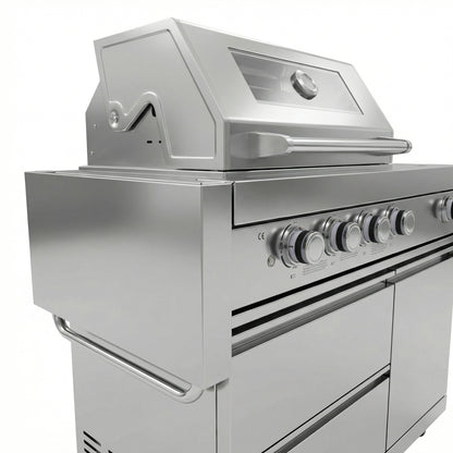 84-Inch Deluxe Stainless Steel Grill