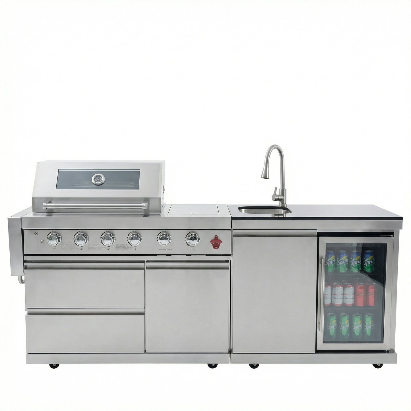 84-Inch Deluxe Stainless Steel Grill