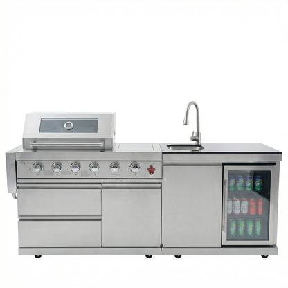 84-Inch Deluxe Stainless Steel Grill