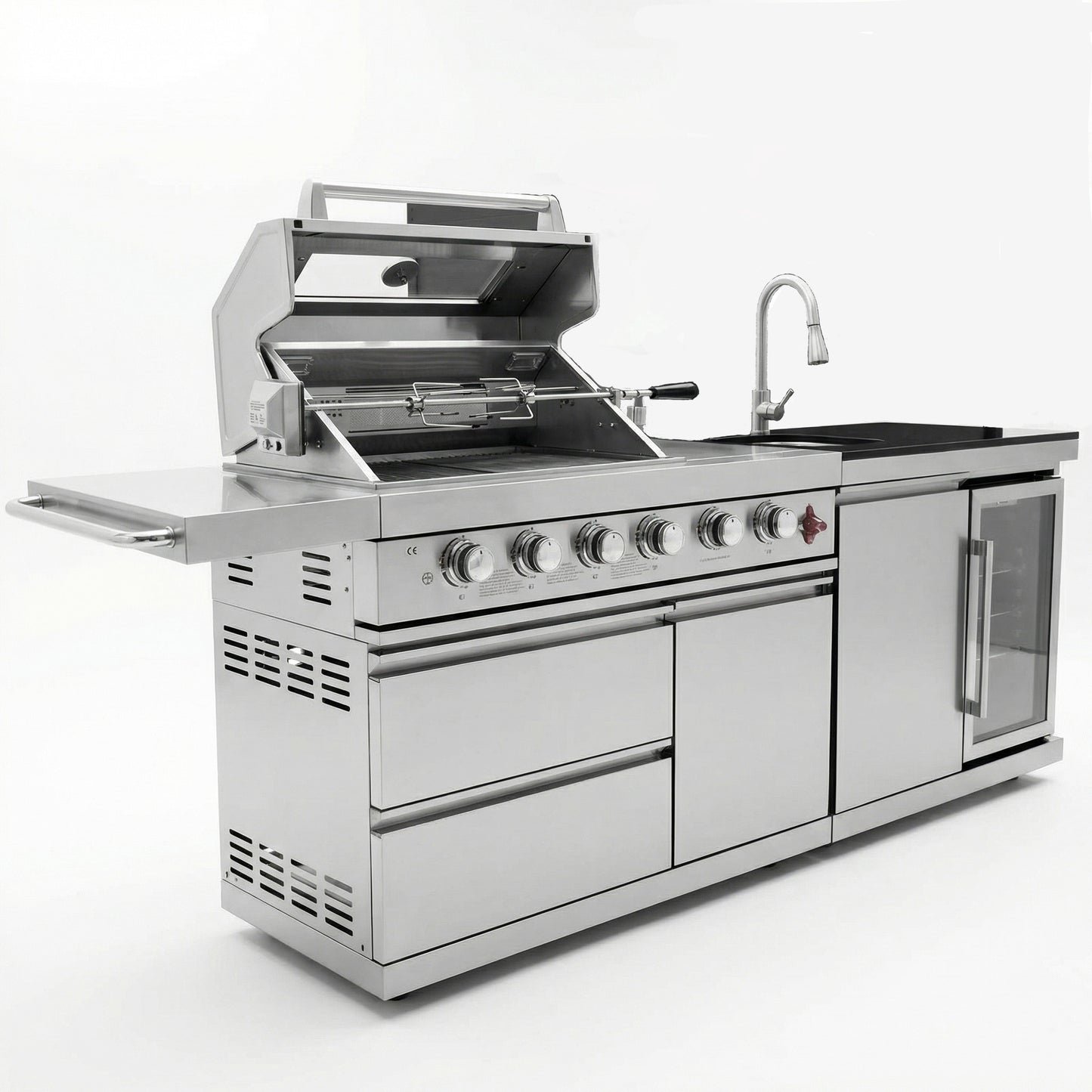 84-Inch Deluxe Stainless Steel Grill
