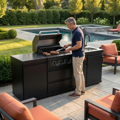85-Inch Deluxe Stainless Steel Gas Grill