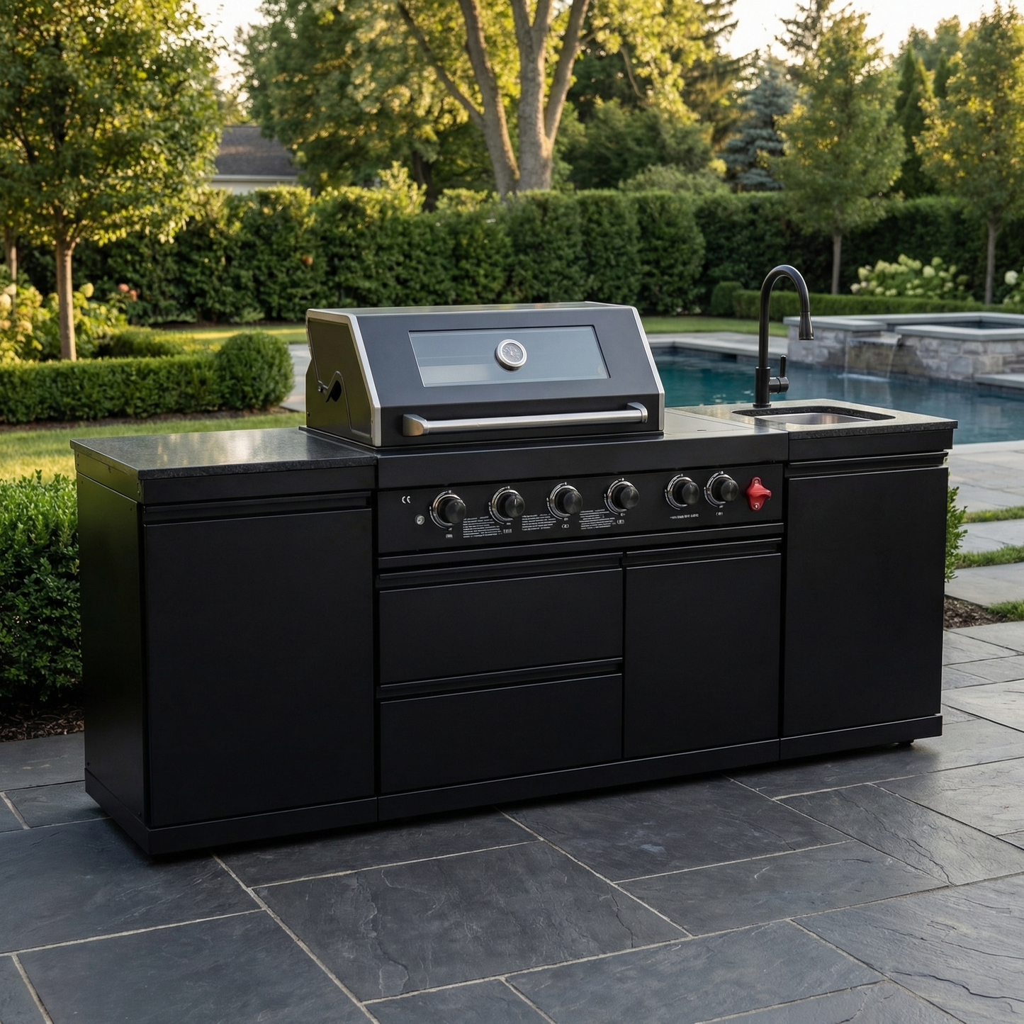 85-Inch Deluxe Stainless Steel Gas Grill