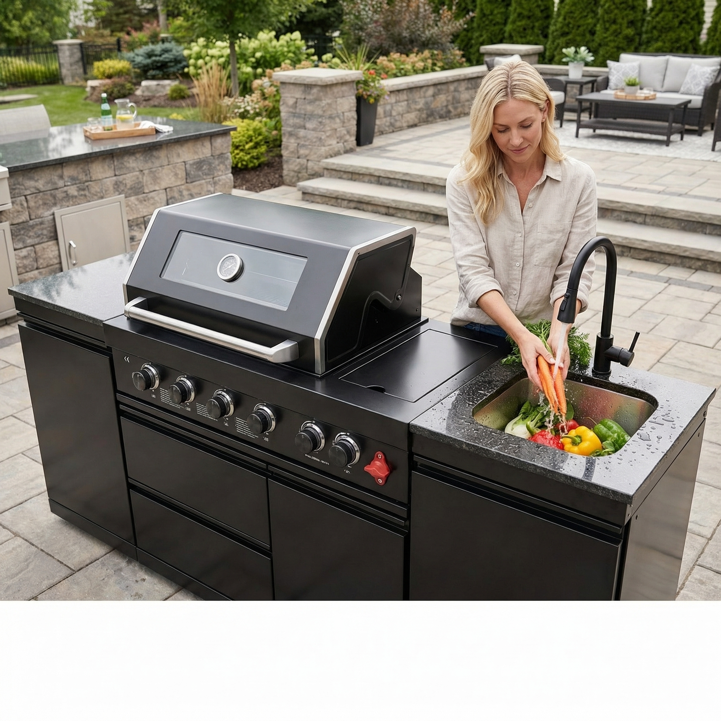 85-Inch Deluxe Stainless Steel Gas Grill