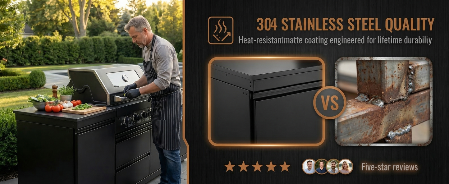 85-Inch Deluxe Stainless Steel Gas Grill