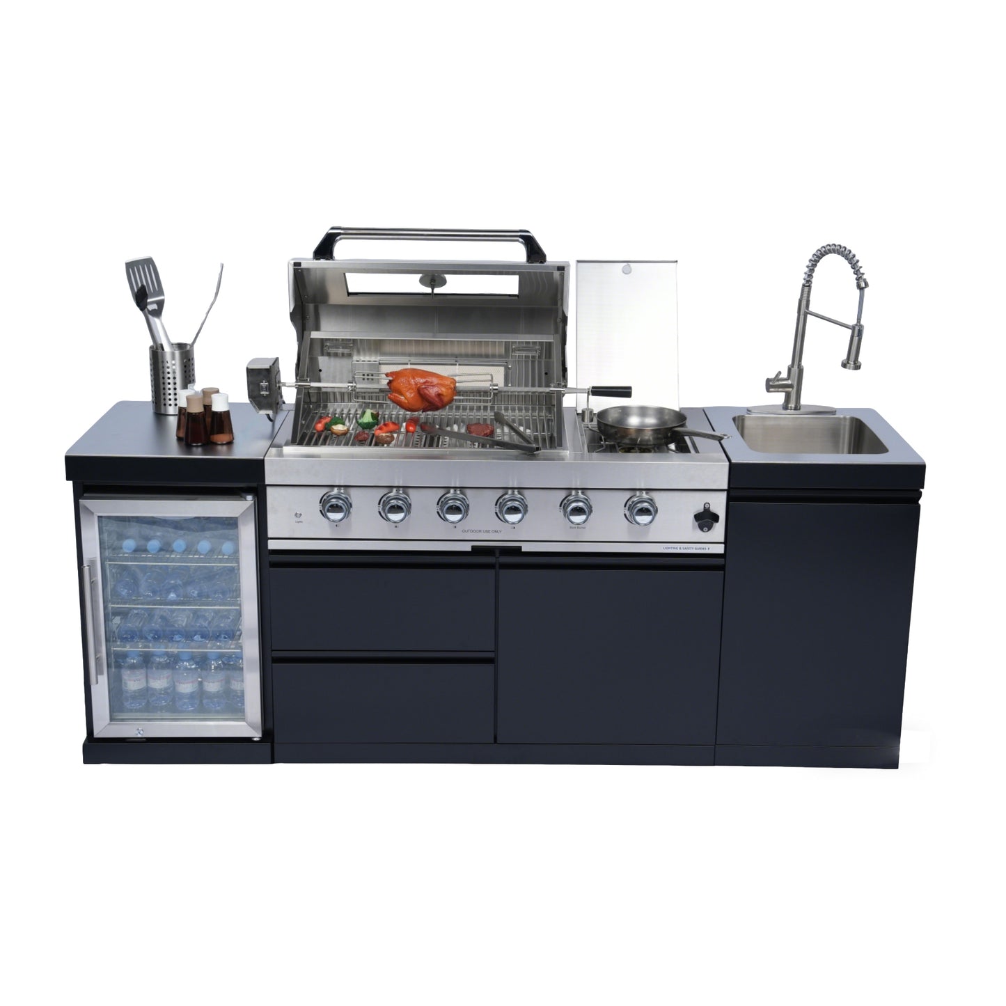 85-Inch Deluxe Stainless Steel Gas Grill