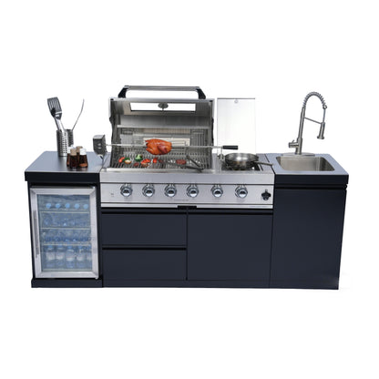 85-Inch Deluxe Stainless Steel Gas Grill