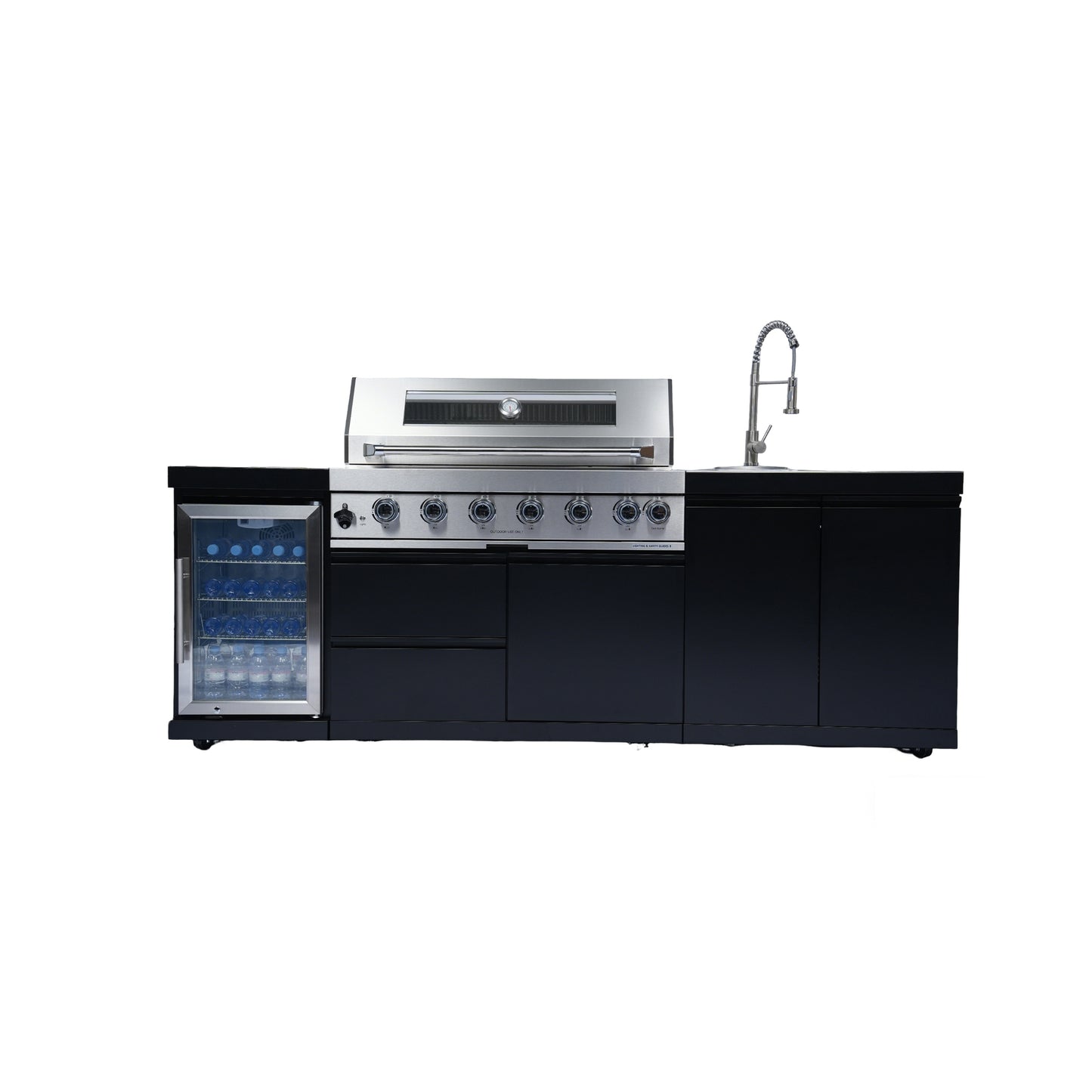 96-Inch Stainless Steel Gas Grill Outdoor