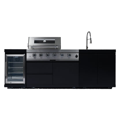 98-Inch Deluxe Stainless Steel Gas Grill