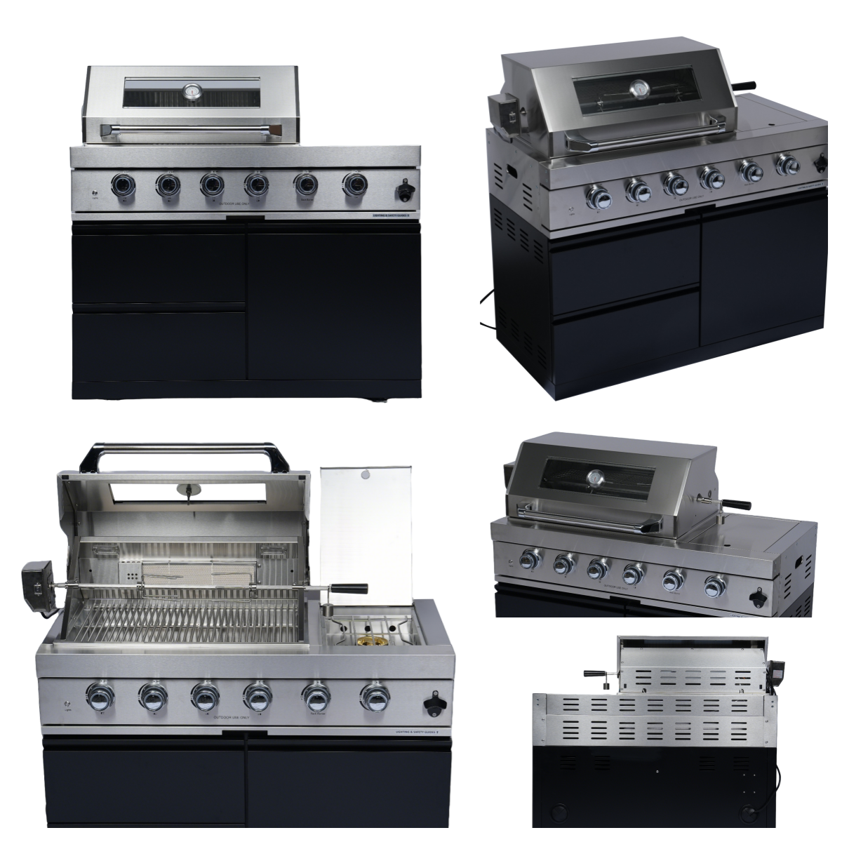 98-Inch Deluxe Stainless Steel Gas Grill