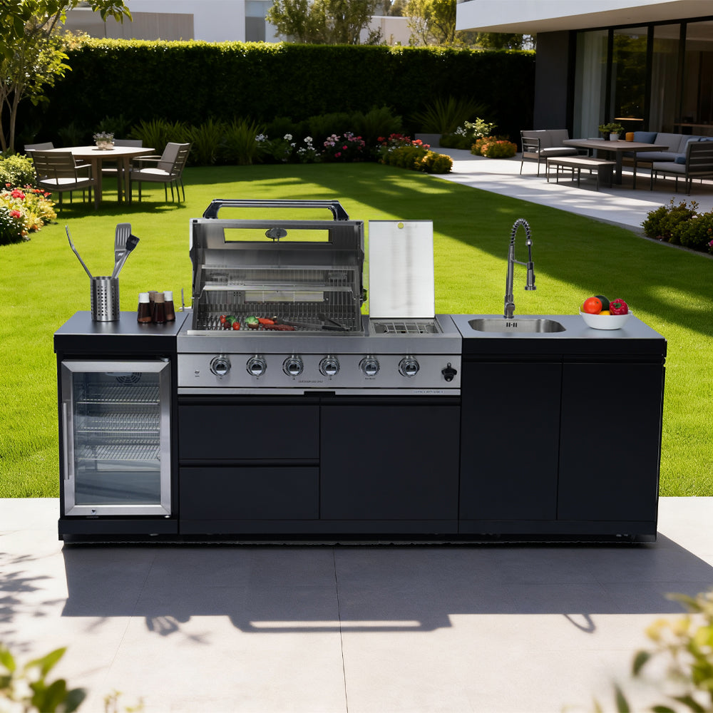 98-Inch Deluxe Stainless Steel Gas Grill