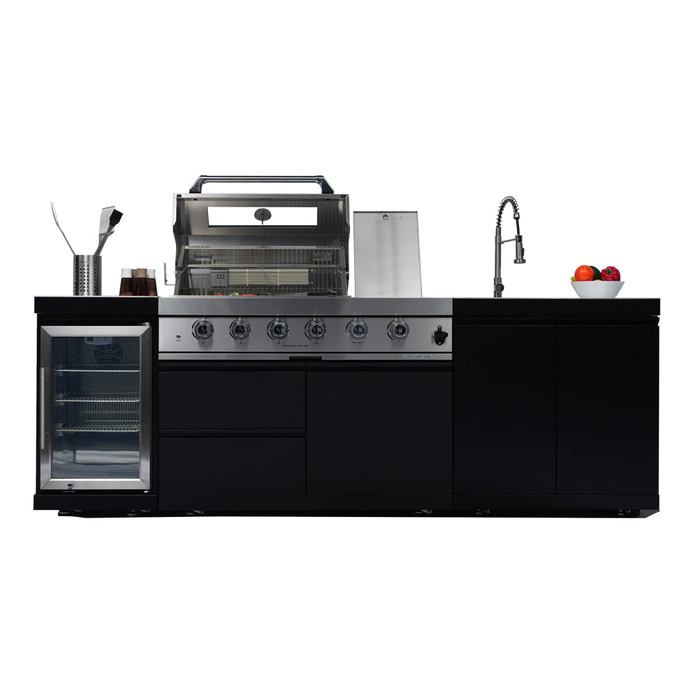 98-Inch Deluxe Stainless Steel Gas Grill