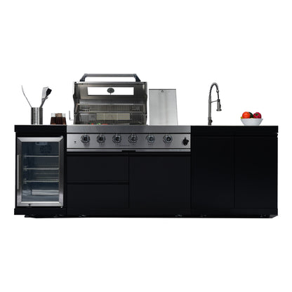 98-Inch Deluxe Stainless Steel Gas Grill