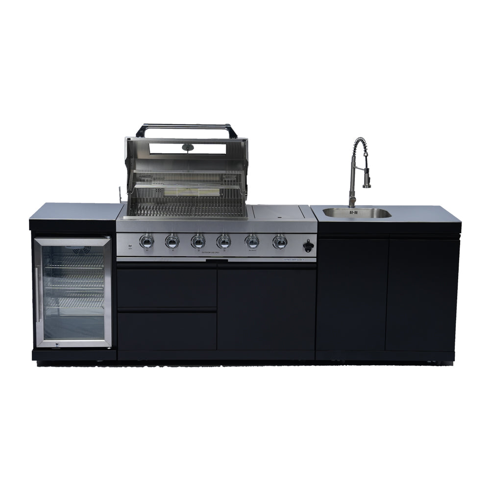 98-Inch Deluxe Stainless Steel Gas Grill
