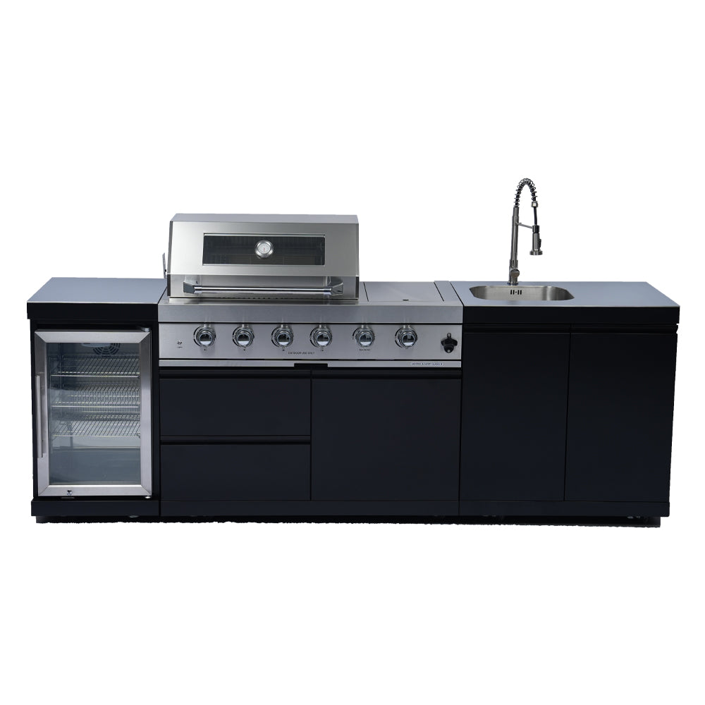 98-Inch Deluxe Stainless Steel Gas Grill