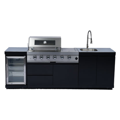 98-Inch Deluxe Stainless Steel Gas Grill