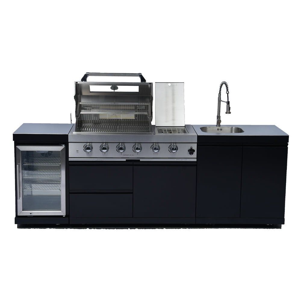 98-Inch Deluxe Stainless Steel Gas Grill