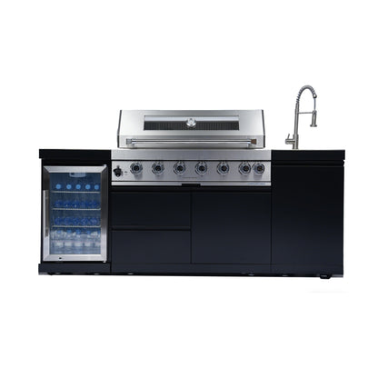 82" Deluxe Stainless Steel Gas Barbecue Grill