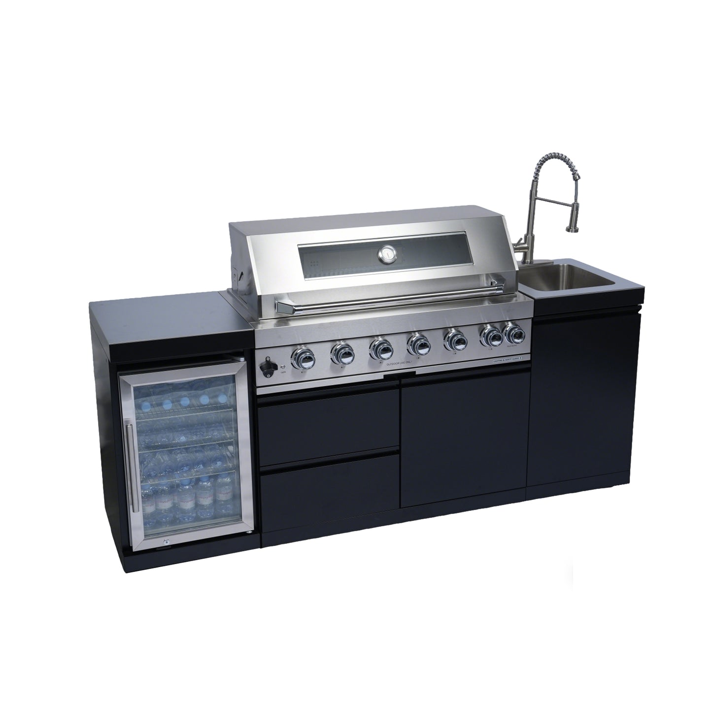 82" Deluxe Stainless Steel Gas Barbecue Grill
