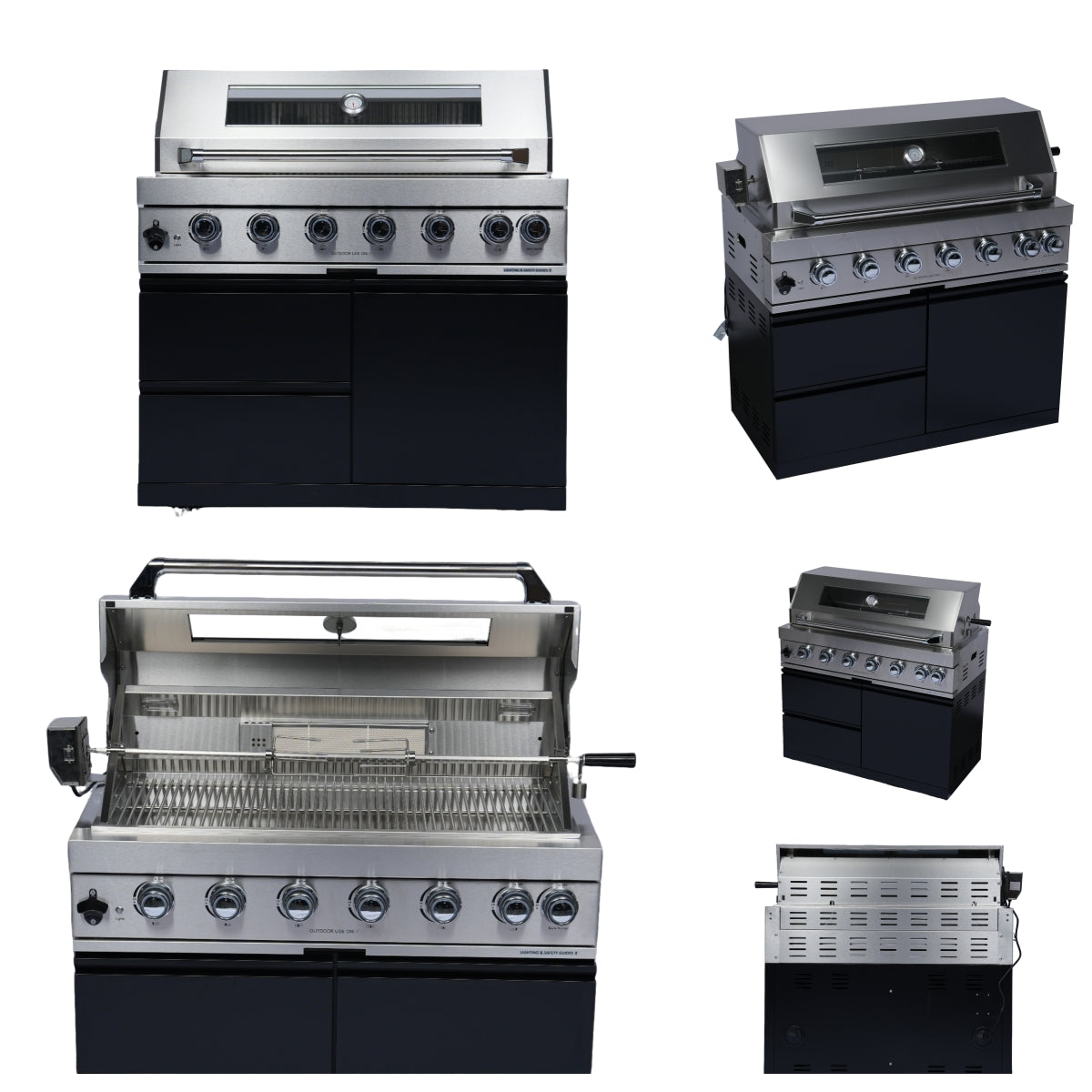 82" Deluxe Stainless Steel Gas Barbecue Grill