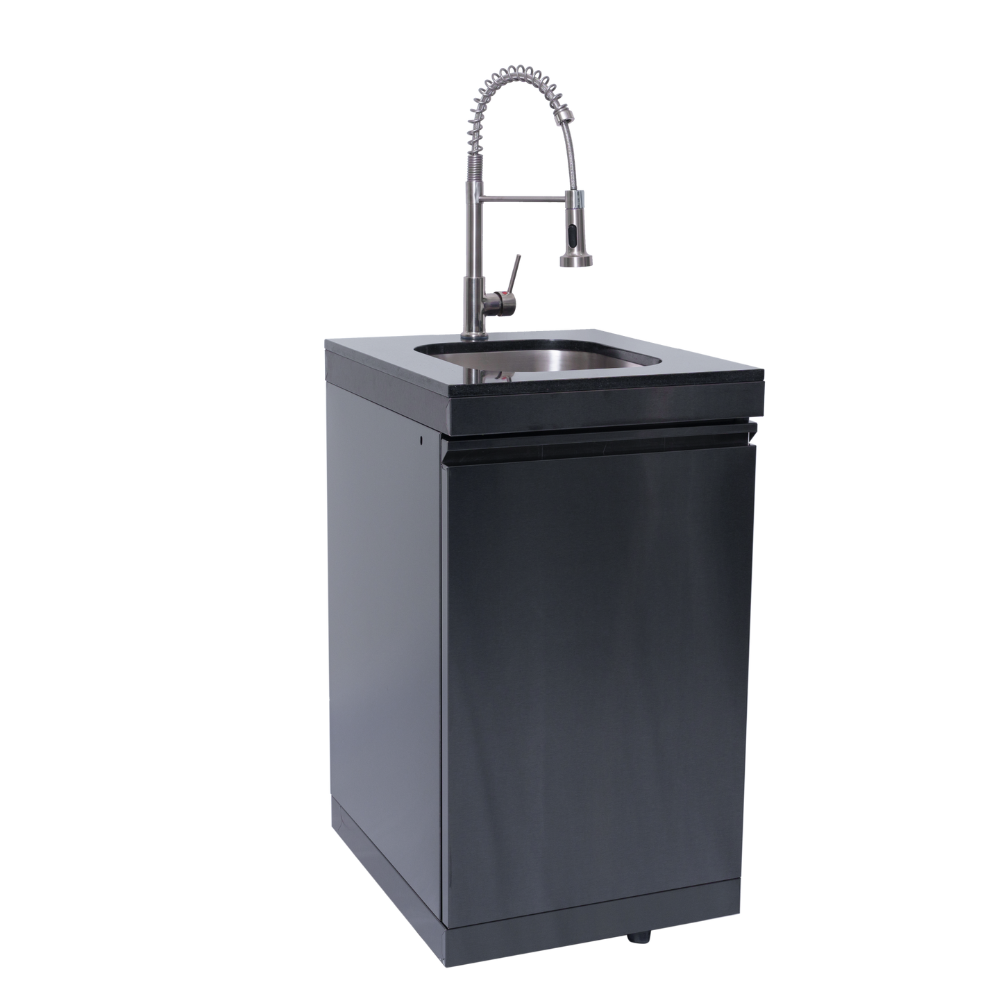 Black Deluxe Stainless Steel Propane Gas Grill