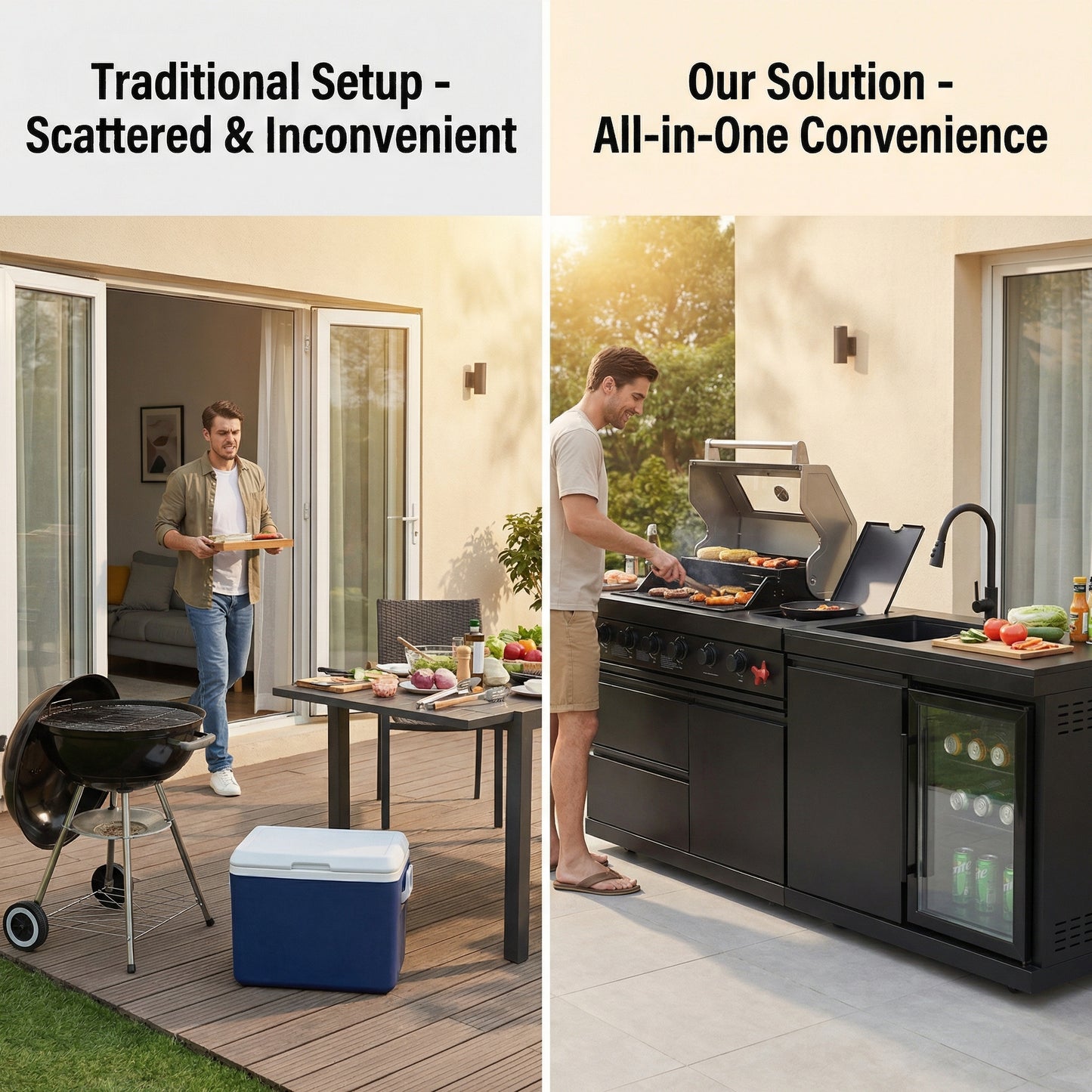 Deluxe Stainless Steel Gas BBQ Grill