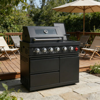 Deluxe Stainless Steel Gas BBQ Grill