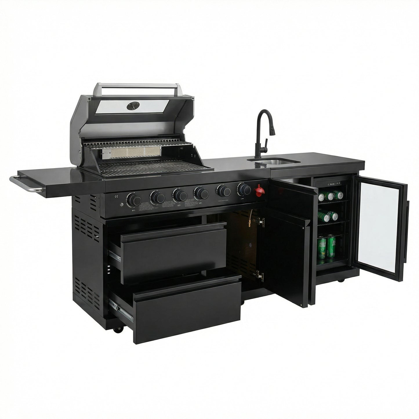 Deluxe Stainless Steel Gas BBQ Grill