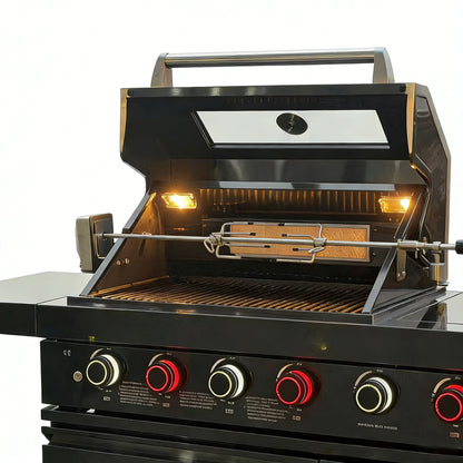 Deluxe Stainless Steel Gas BBQ Grill