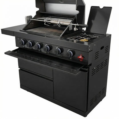 Deluxe Stainless Steel Gas BBQ Grill