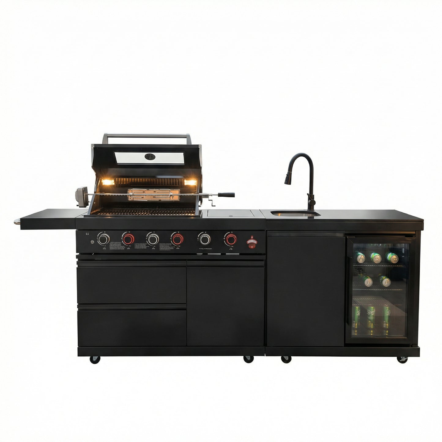 Deluxe Stainless Steel Gas BBQ Grill