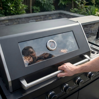 Deluxe Stainless Steel Gas Grill