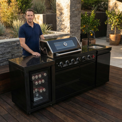 Deluxe Stainless Steel Gas Grill