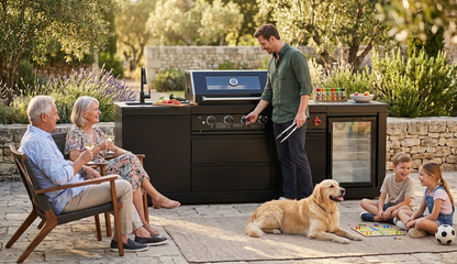 Deluxe Stainless Steel Gas Grill