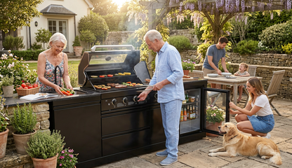 Deluxe Stainless Steel Gas Grill