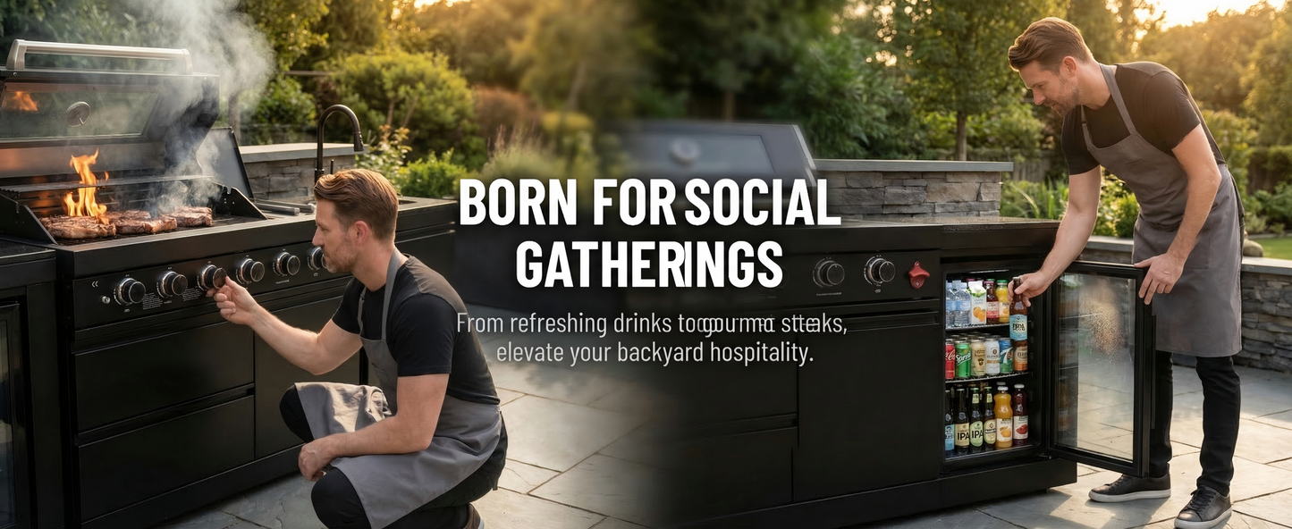 Deluxe Stainless Steel Gas Grill