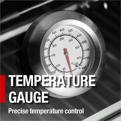 Deluxe Stainless Steel Propane Gas Grill Set