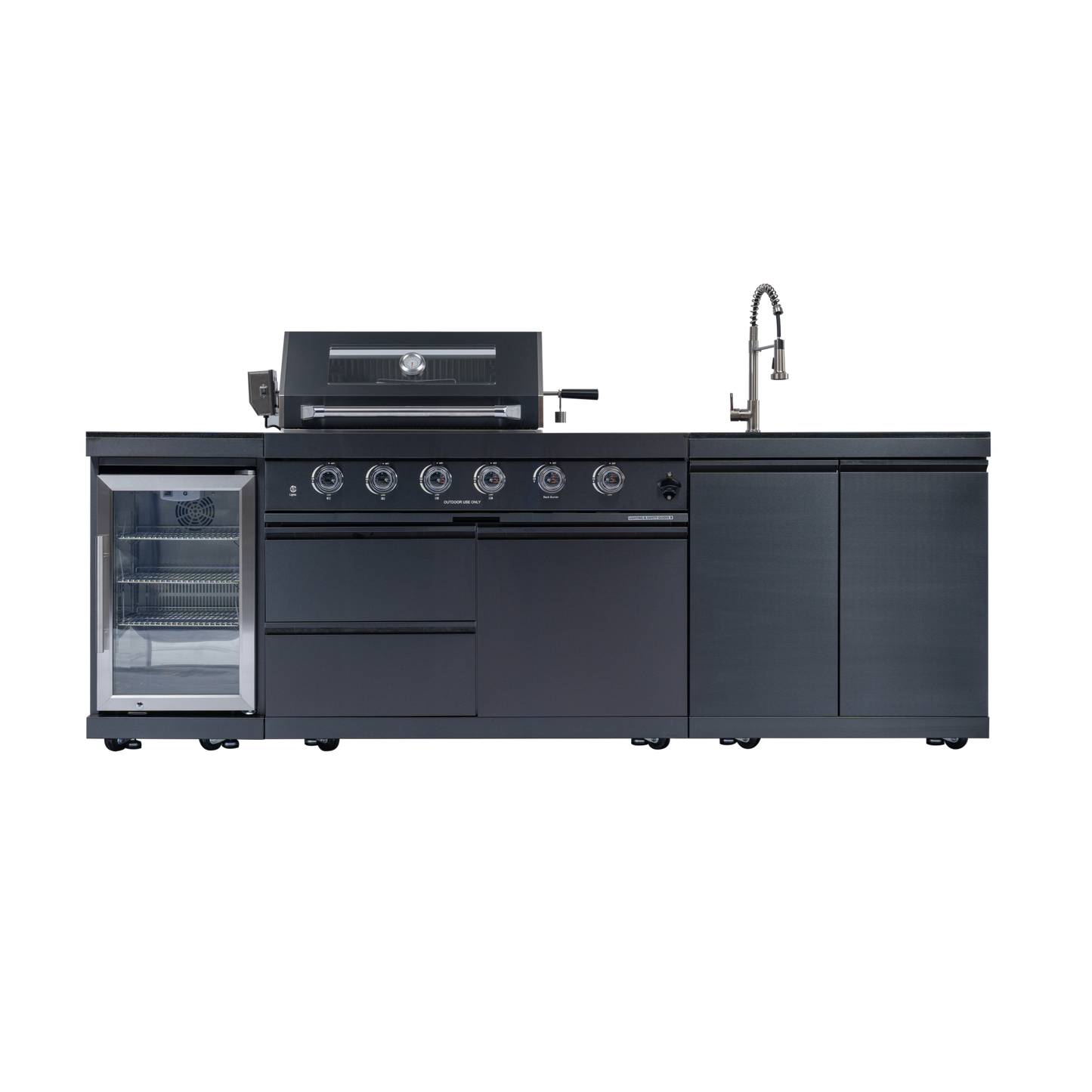46‘ Deluxe Stainless Steel Propane Gas Grill