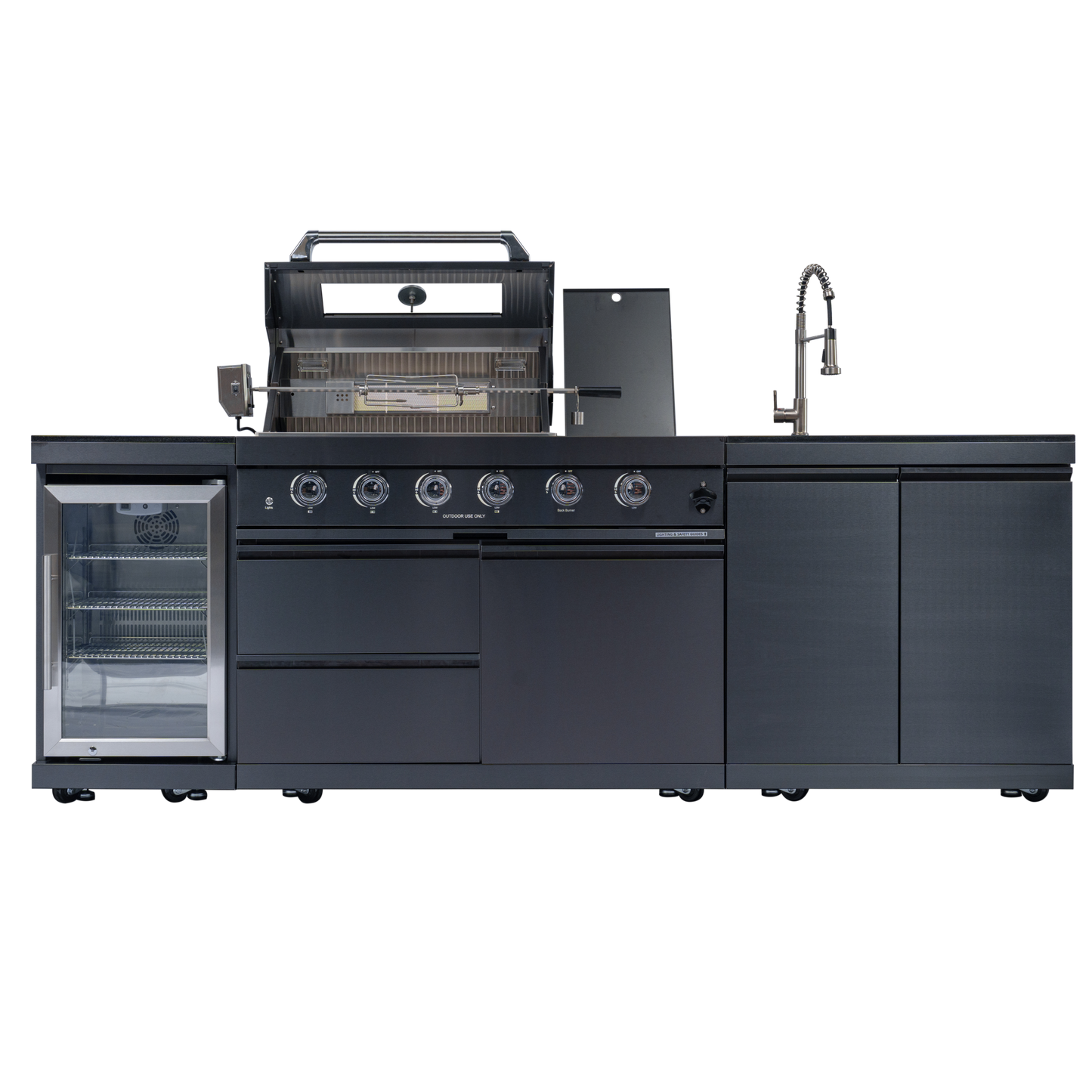 46‘ Deluxe Stainless Steel Propane Gas Grill